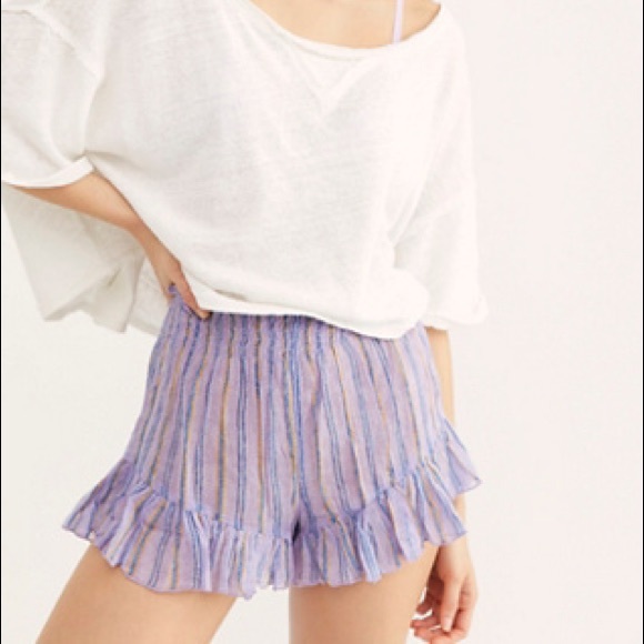Free People Other - ⭐️HP NWT Free People Namaste Stripe Sleep Shorts